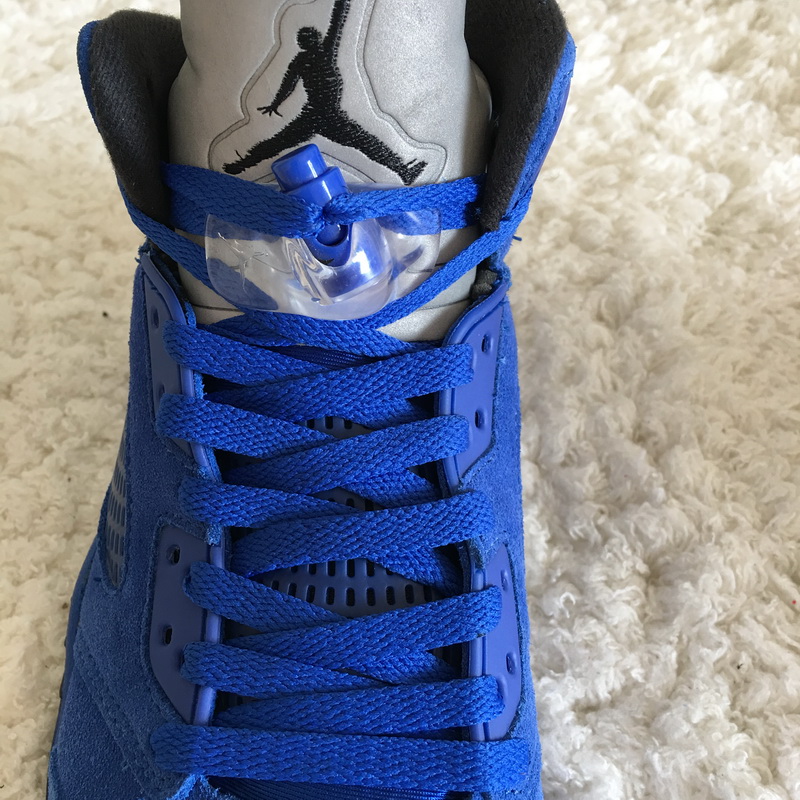 Authentic Air Jordan 5 “Blue Suede”